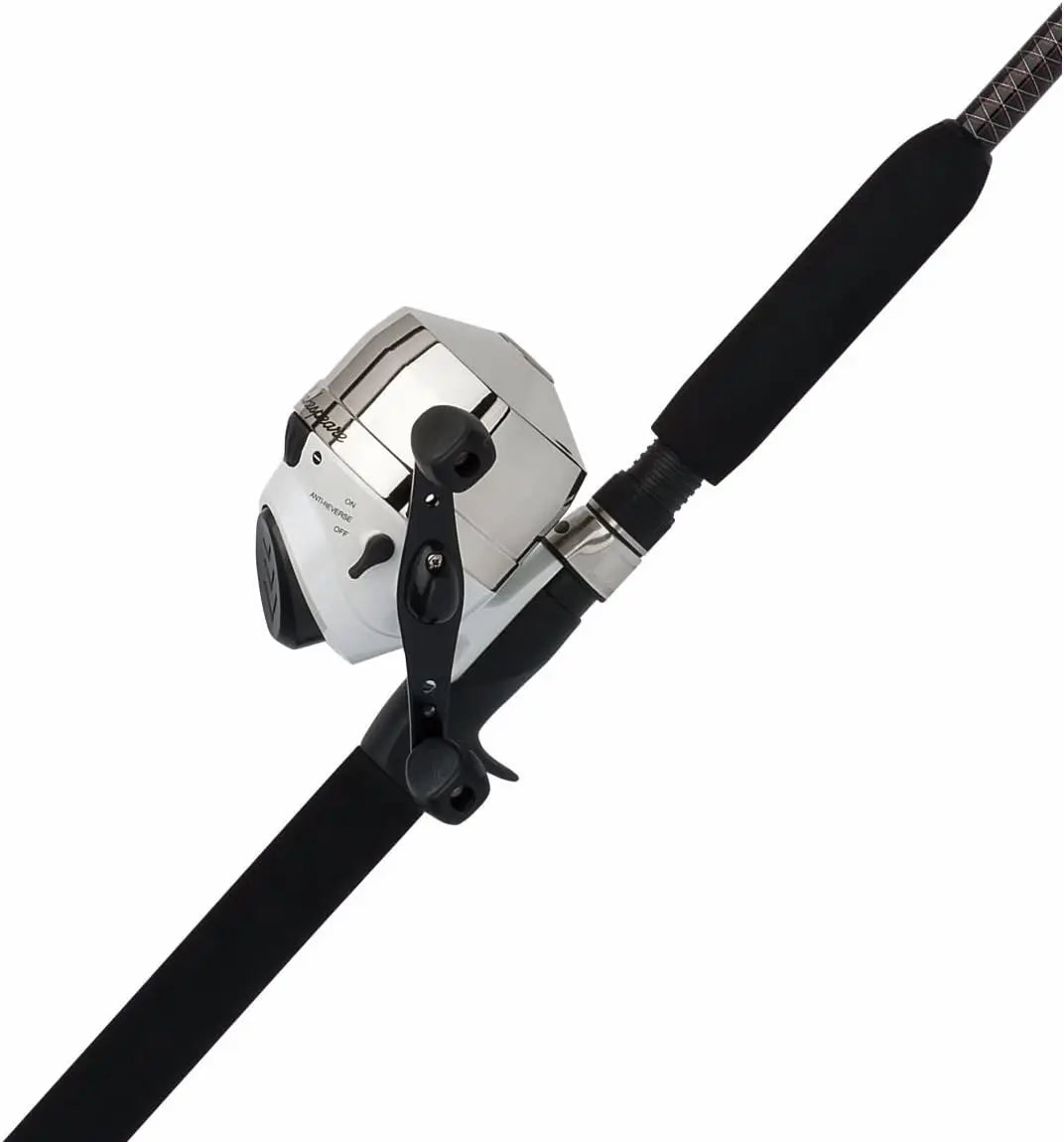 Spinning Combo combines graphite and fiberglass, for a strong, yet sensitive rod