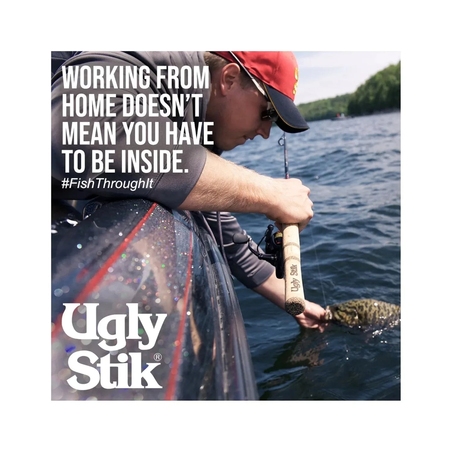 Ugly Stik 7’ Spinning Fishing Rod and Reel Catfish Combo