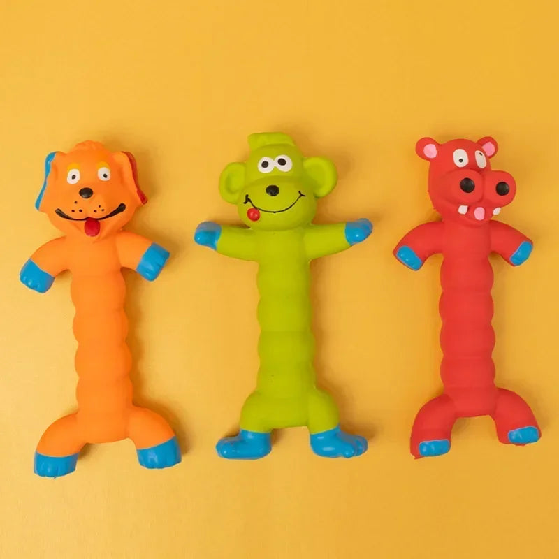 Cute Animal Shape Rubber Squeaky Sound Dog Toys