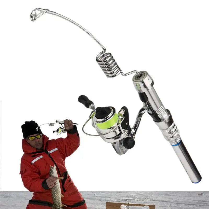 Ice Fishing Rod Combo Spinning Reel and Rod Set