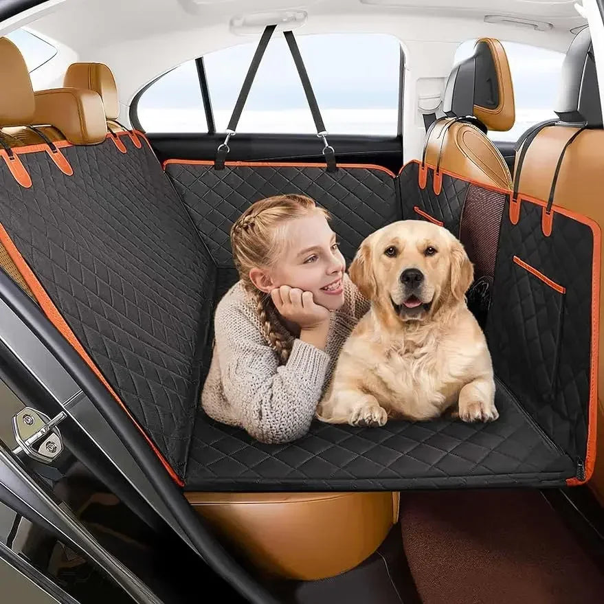 Dog Car Seat Cover for Back Seat 100% Waterproof