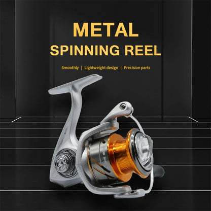 TC Spinning Fishing Reels Metal Spool Interchangeable Freshwater Saltwater Trout Carp Spinning Reel