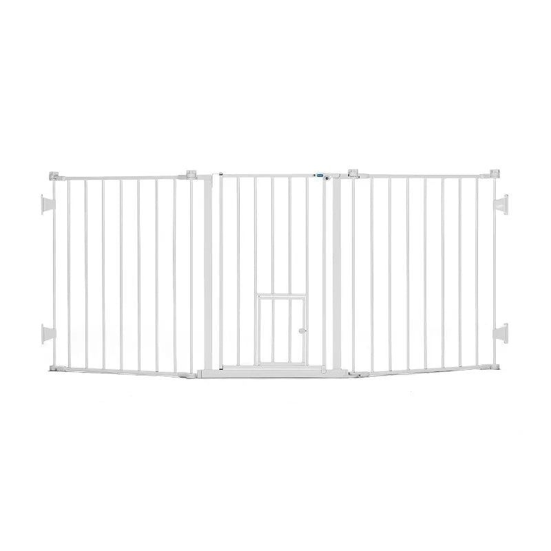 76 Inch Wide Flexi Configurable Walk Through Pet Gate