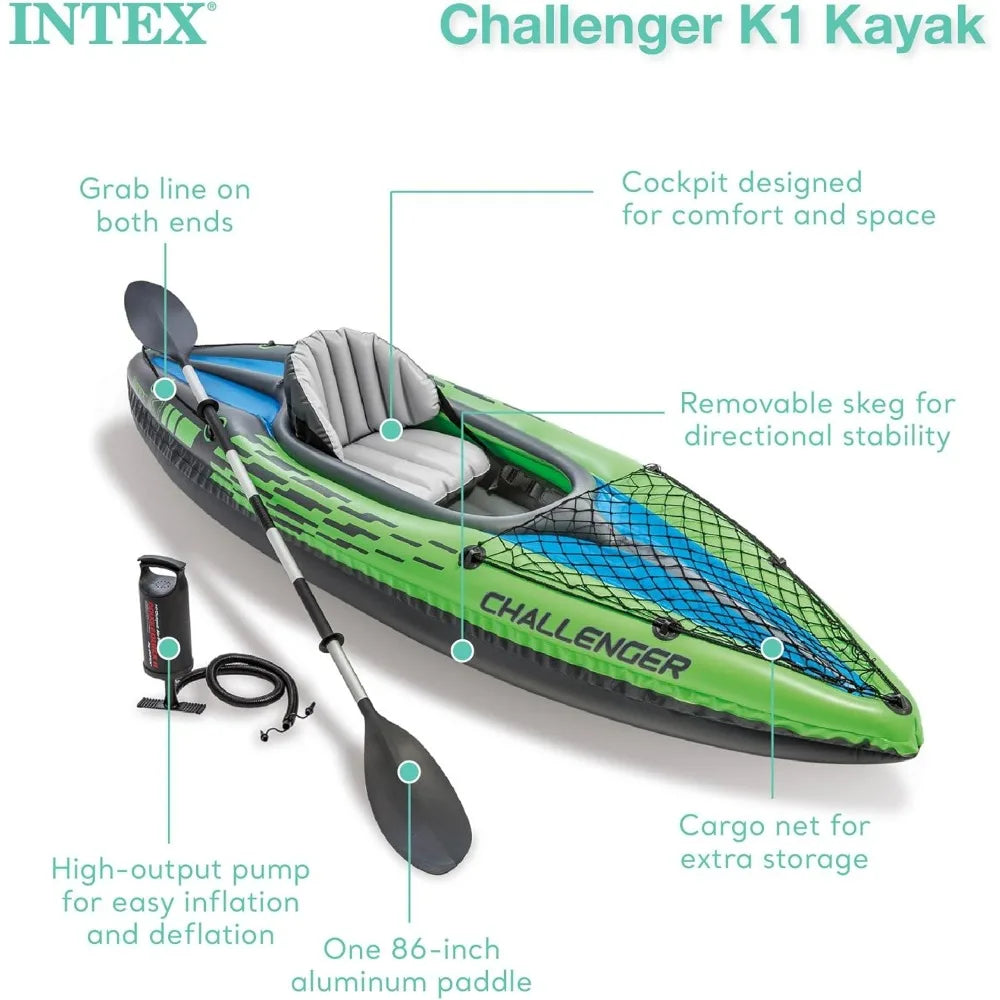 Challenger Inflatable Kayak Series: Super Strong PVC