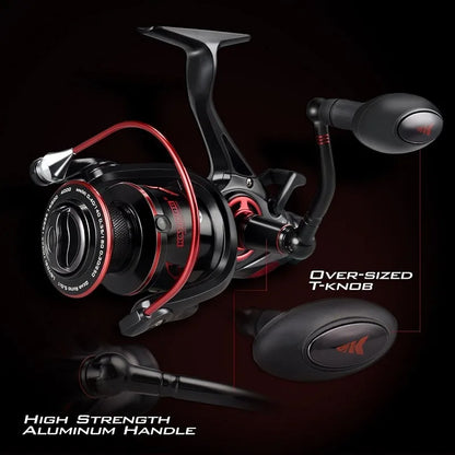 Spinning Reel 10+1 Shielded SS BB - Carbon Fiber Drag for Live Liner Bait Fishing