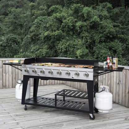 8-Burner Gas Grill 104,000 BTU Propane Grill