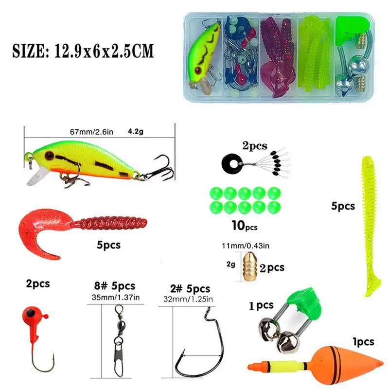 Ultra-short fishing rod and reel set