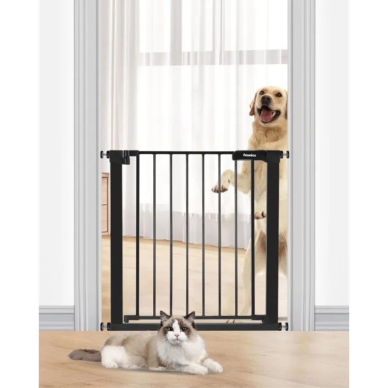 Baby Gate  , Auto Close Dog Gates for the House, Wide Baby Safety Pet Gates Pressure/Hardware Mounted