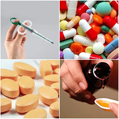 Pet Pill Soft Tip Tablet Syringe Pusher Animal Medicine