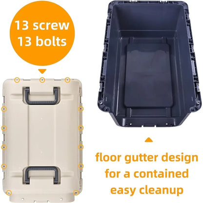 Plastic Kennels Rolling Plastic Airline Approved Wire Door Travel  Crate