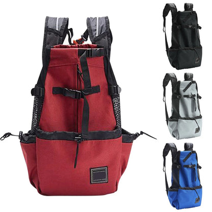 Dog Carrier Backpack Outdoor Walking Products Breathable Double Shoulder Handle Bags