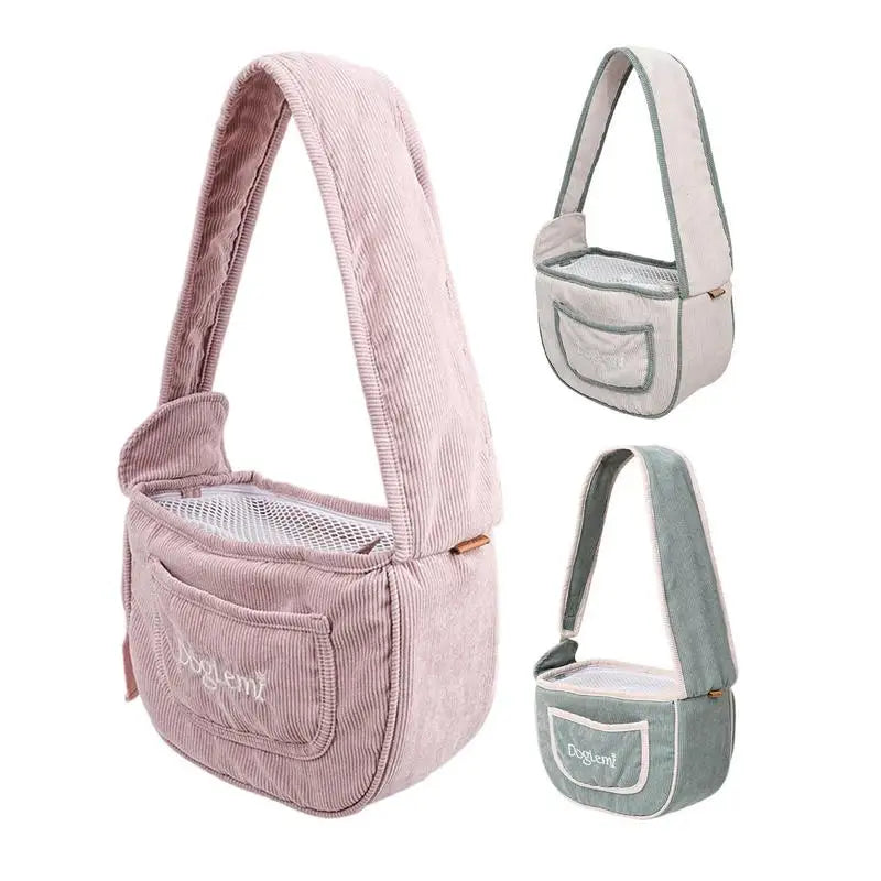 Puppy Sling Dog Outdoor Travel Carrier Tote Pouch Waterproof Crossbody