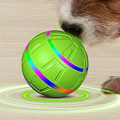 Remote Control Dog Ball Toy With Led Lights Rechargeable Remote Control Led Play