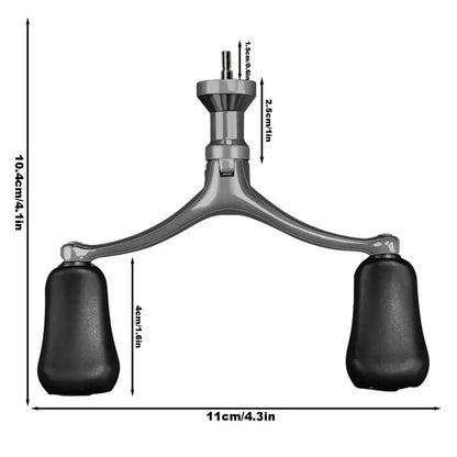 Fishing Reels Crank Rock Arm Ergonomic Rocker Fishing Wheel Handle Replacement Grip Parts Fishing Wheel Grasp For Fishing Reels