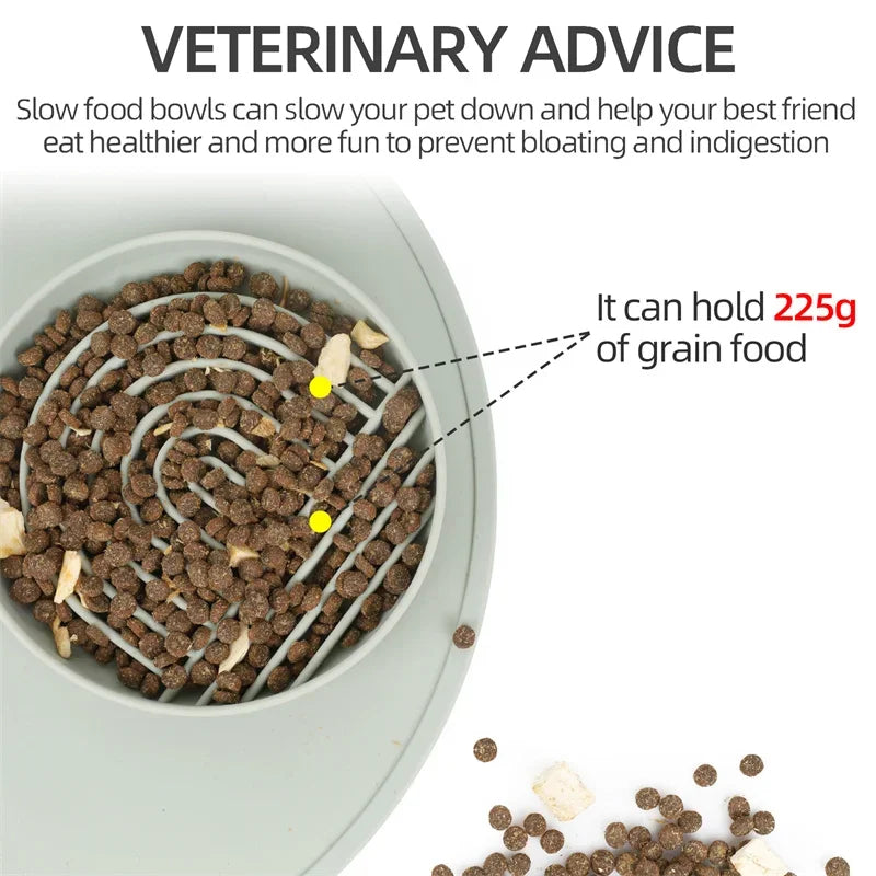 Anti-Slip Food Bowl Puppy Anti-choking Silicone Feeder