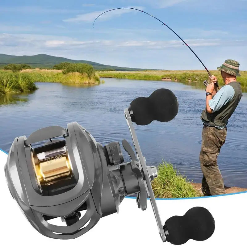 Fishing Reel Bait Cast Reel Combo Carbon Fiber