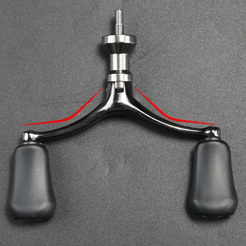 Fishing Reels Crank Rock Arm Ergonomic Rocker Fishing Wheel Handle Replacement Grip Parts Fishing Wheel Grasp For Fishing Reels