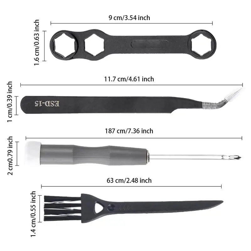 Anglers Repair Tool Set Fishing Reel Disassembly And Maintenance