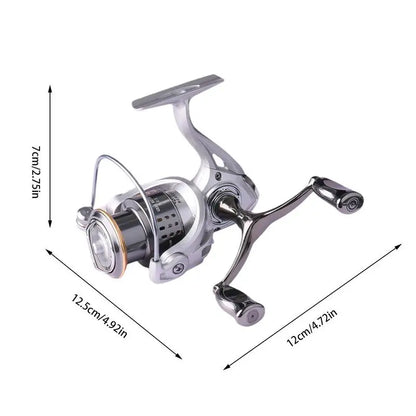 Spinning Fishing Reels 5.2:1 Wheel Double Rocker