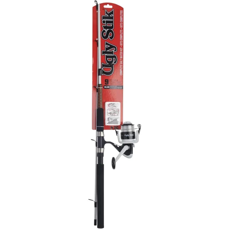 Complete Spincast Reel and Fishing Rod Kit
