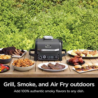 7-in-1 Outdoor Electric Grill & Smoker