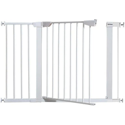 Walk Thru Pet Gate, Extendable Wide, Includes Extension Kit, Pack Pressure Mount Kit,