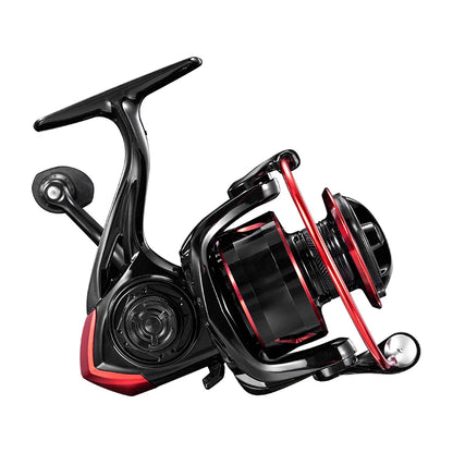 Fishing Reel Spinning Reel 5.2:1 Black Red 10kg