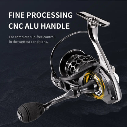 Spinning Reel  2000 3000 4000  5.2:1 Gear Ratio Hollow Spool