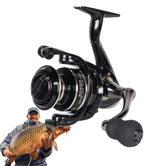 Saltwater/ Freshwater Fishing Reels Wear-resistant Gear Ratio 5.2: 1 Aluminum Alloy