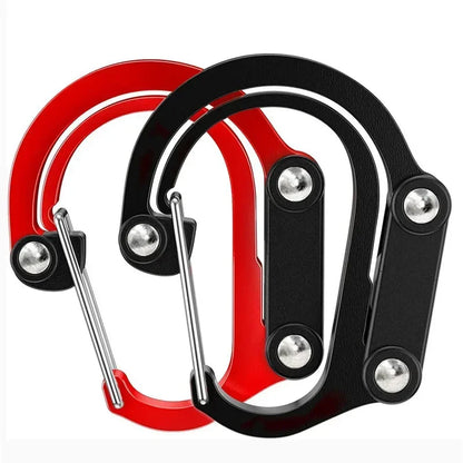 Hybrid Gear Clip Carabiner Rotating Hook Clip