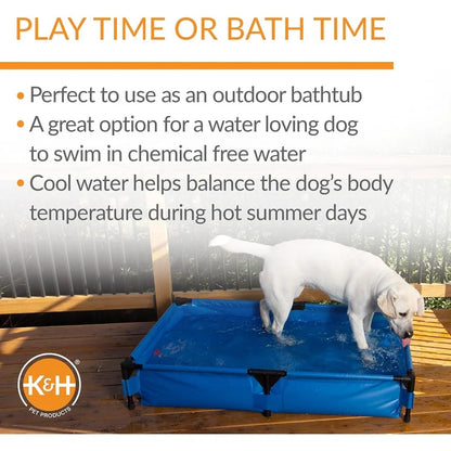 Portable Dog Pool &; Pet Bath for Dogs and Puppies