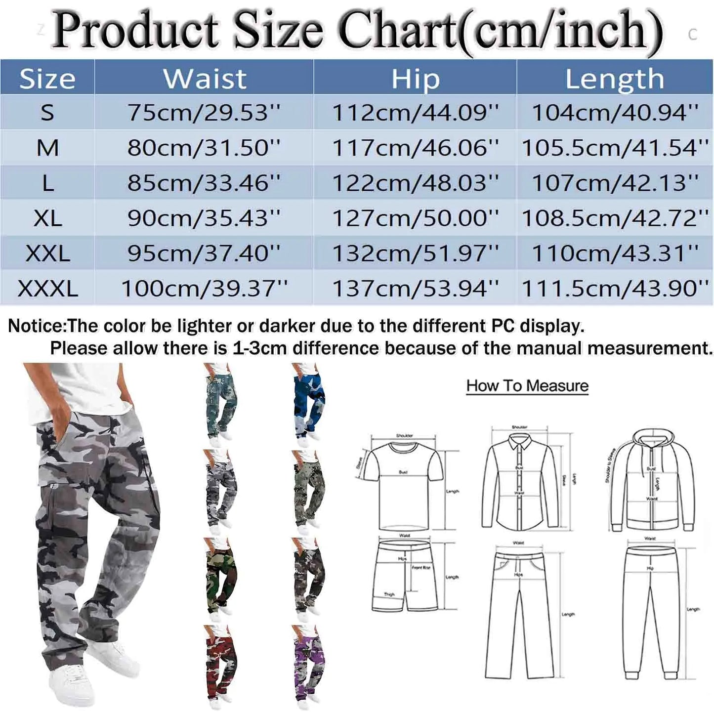 Men's Camouflage Outdoor Tactical Hiking Pant