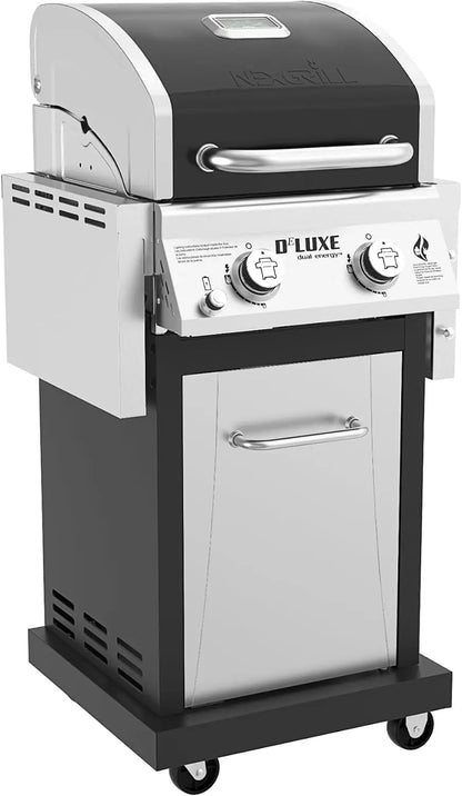 Deluxe 2-Burner Propane Gas Grill Convertible