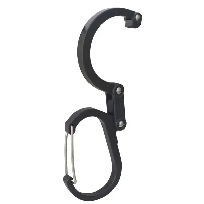 Hybrid Gear Clip Carabiner Rotating Hook Clip