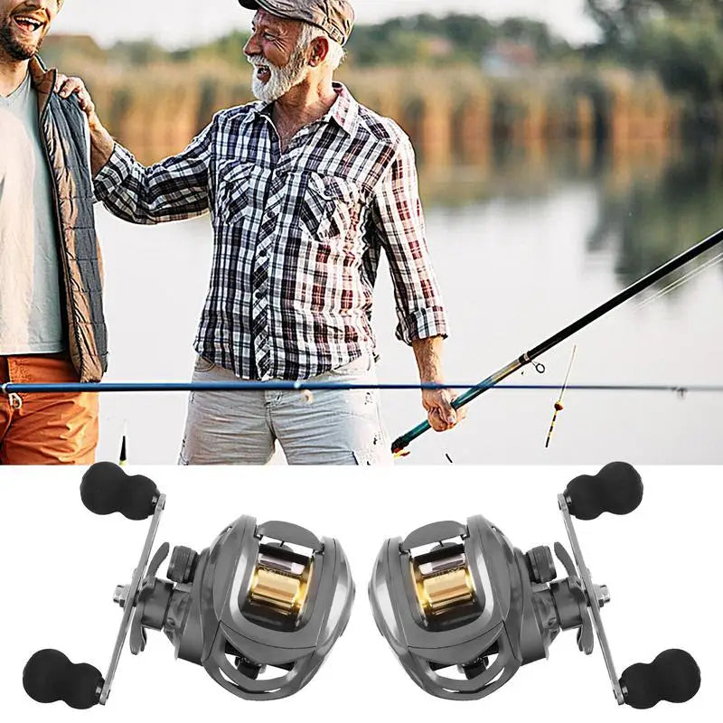 Rod And Reel Combo  Set 7.2:1 Ratio Bait Cast Reel