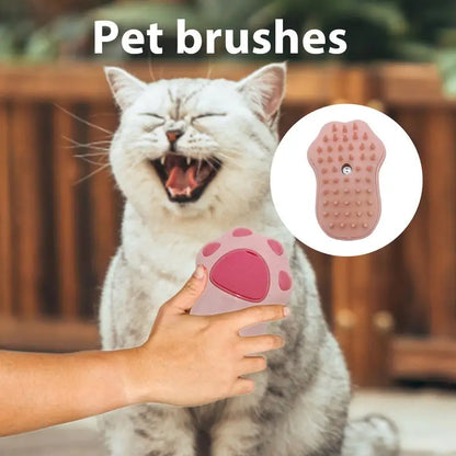 Cat Steam Brush  Water Brush For Dogs Rechargeable Hair Removal Comb With Water Tank And Spray For Cats/Dogs