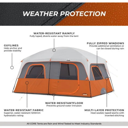 10 Person Tent | Large Multi Room