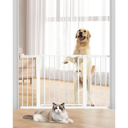 Baby Gate  , Auto Close Dog Gates for the House, Wide Baby Safety Pet Gates Pressure/Hardware Mounted