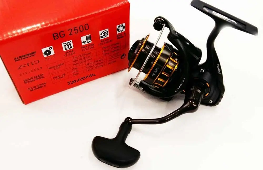 Spinning Reel, 2500, 5.6: 1 Gear Ratio, 6+1 Bearings, 33.20" Retrieve Rate, 13.20 lb Max Drag,