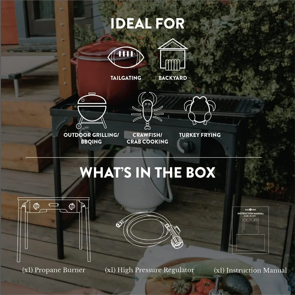 Propane Double Burner Two Burner Camp Stove