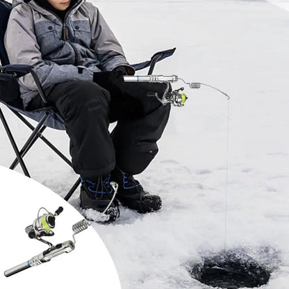 Ice Fishing Rod Combo Spinning Reel and Rod Set