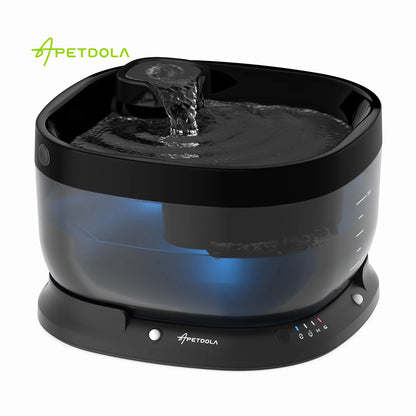 7L Wireless Dog Water Fountain Auto Sensor Drinking Fountain For Dogs & Cats