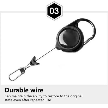 Automatic Retractable Wire Rope Anti-theft ,Anti-loss Keychain