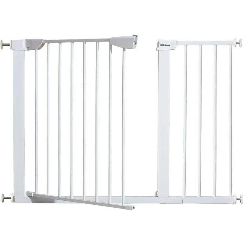 Walk Thru Pet Gate, Extendable Wide, Includes Extension Kit, Pack Pressure Mount Kit,