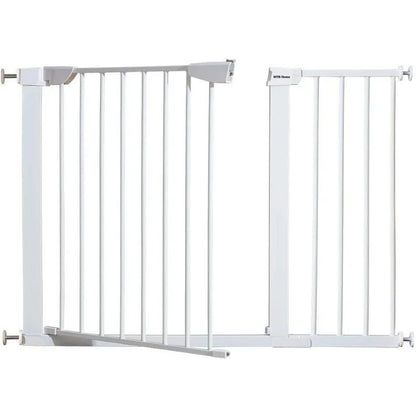 Walk Thru Pet Gate, Extendable Wide, Includes Extension Kit, Pack Pressure Mount Kit,