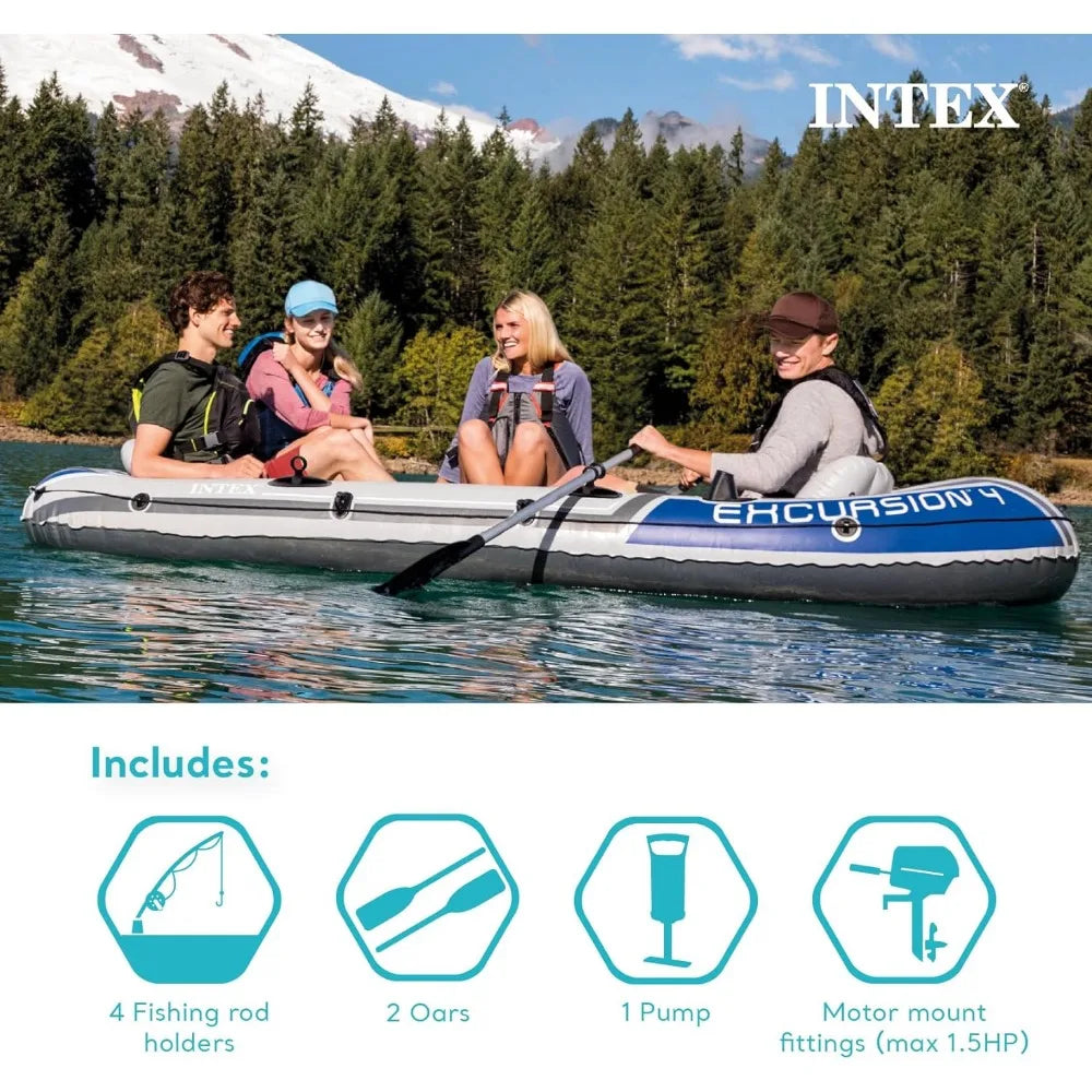 Inflatable Boat Series: Includes Deluxe 54in Boat Oars