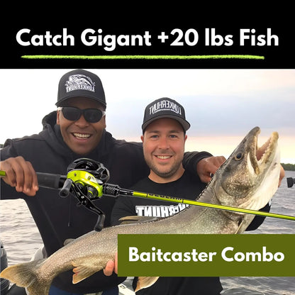 Rod and Reel 7 Feet |Premium Bait Caster Combo Right or Left Handed