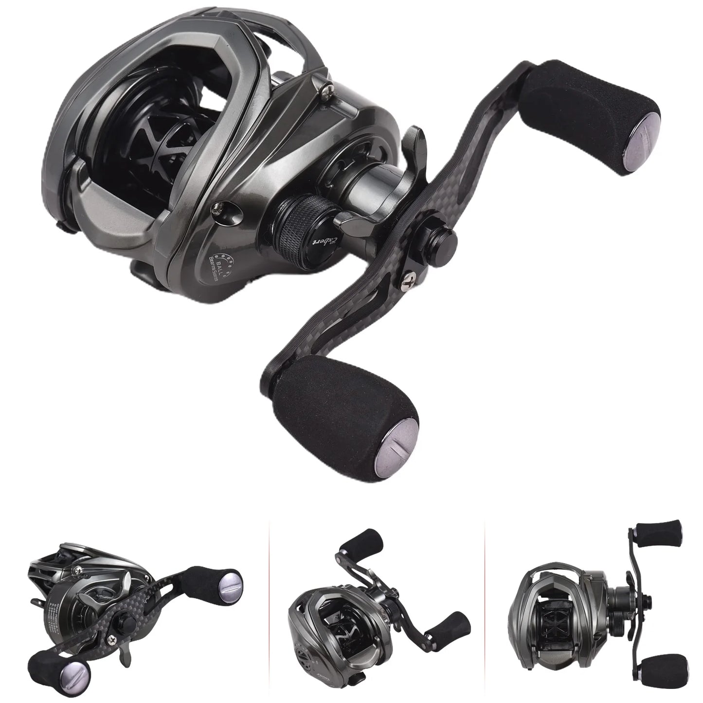 Bait Casting Reel Ultra-light 5+1 High-speed 8.1:1 Gear 6kg Fishing Reel