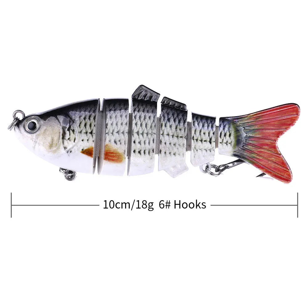 6 Pieces/set Fishing Lures Set With Box Multi Segments