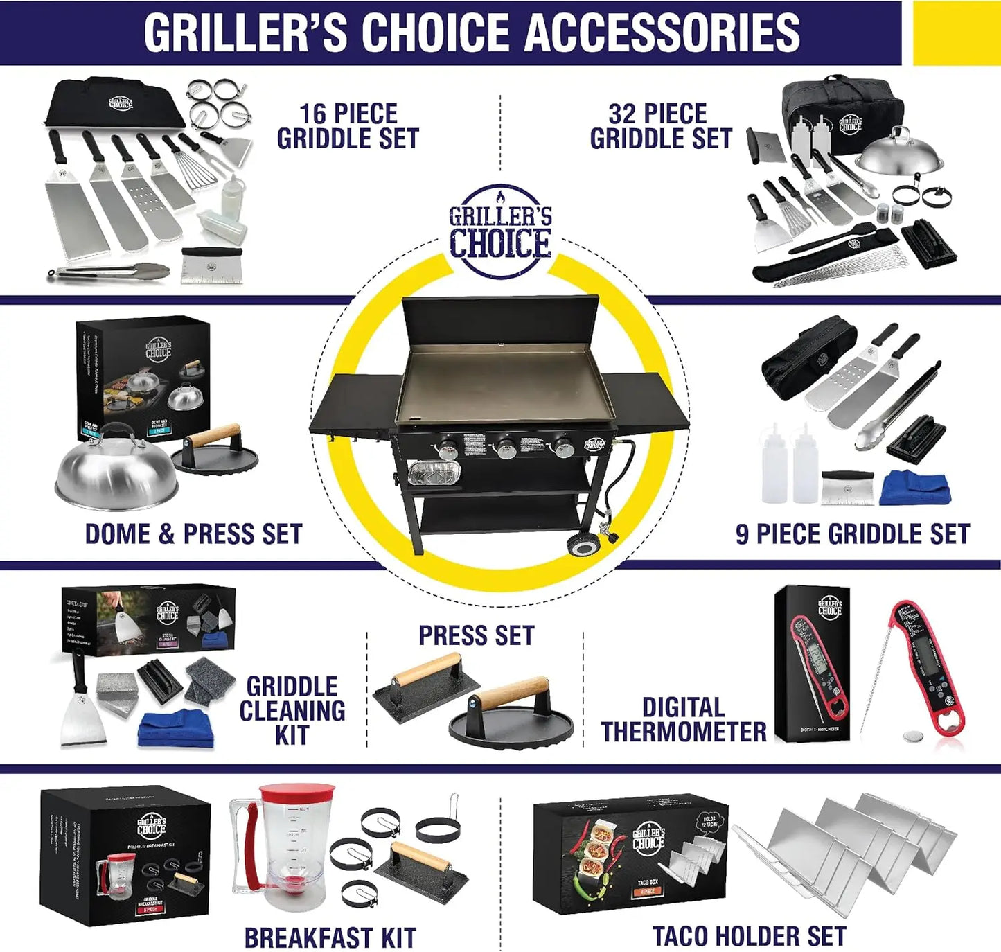 Outdoor Griddle Grill Propane Gas Flat Top